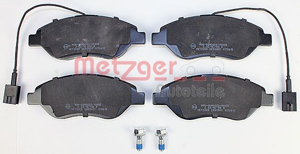 METZGER 1170615 Bremsbelagsatz, Scheibenbremse